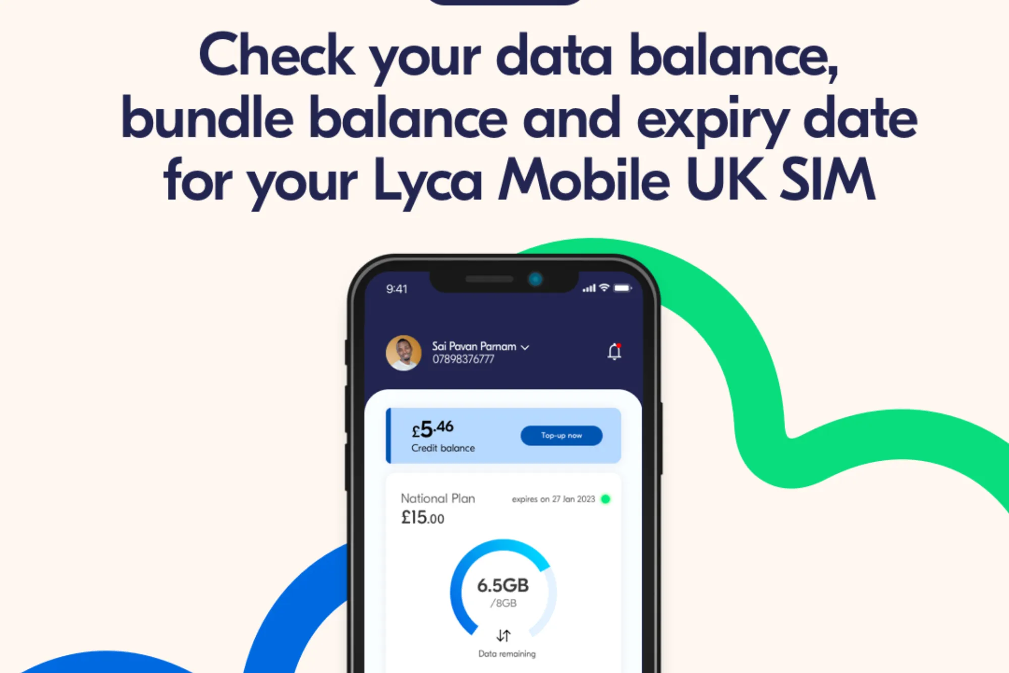 Check balance lycamobile