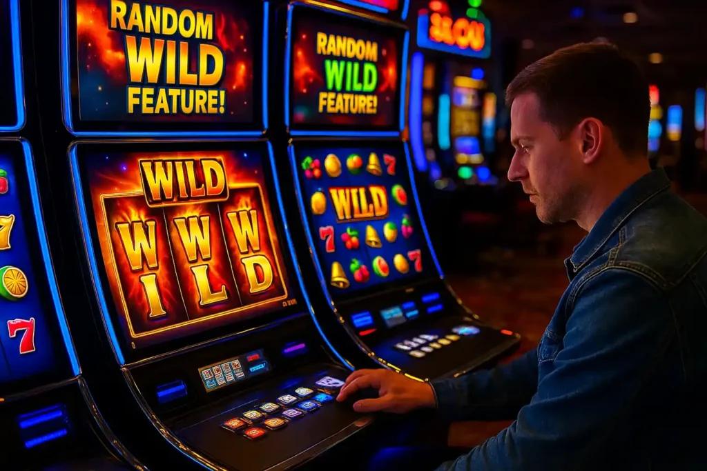 What Are Random Wild Features in Slot Machines