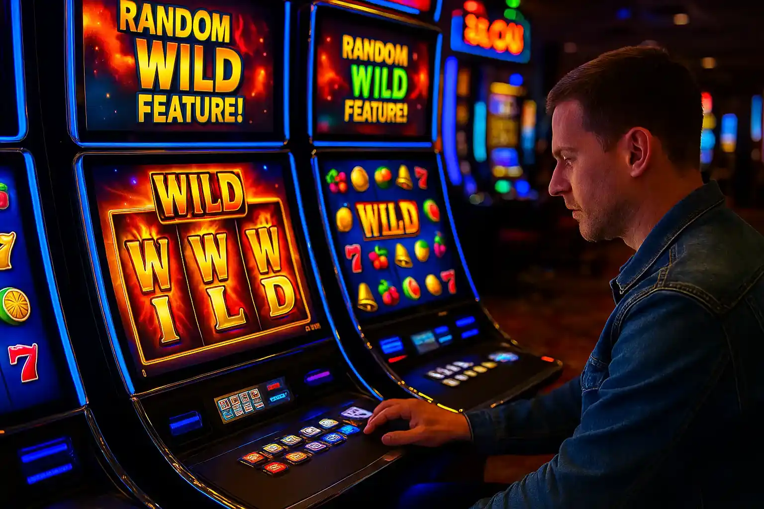 What Are Random Wild Features in Slot Machines
